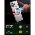 thumbnail image 4 of Cargador inalámbrico THREEKEY MagSafe Qi2 de 25 W con ventilador de enfriamiento, 4 of 8