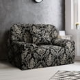 thumbnail image 5 of PiccoCasa Thick Stretch Sofa Cover 1 Seater Floral Print Couch Cover, Style 14, 5 of 6