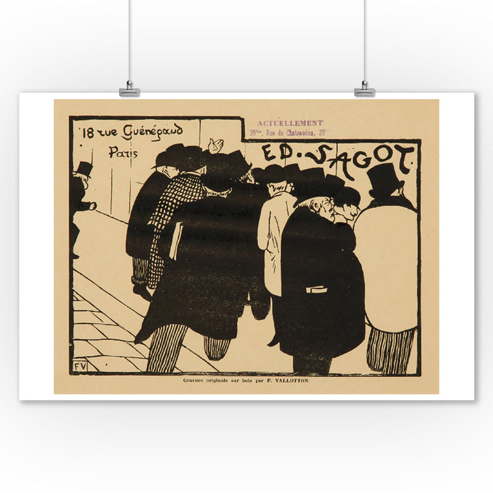 The Pool on a Summer/'s Eve fine art print poster various sizes Vallotton