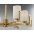 thumbnail image 2 of Maxim Dart 8-Light Transitional Chandelier in Satin Brass, 2 of 8