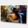 thumbnail image 2 of Design Art - Femme Indienne avec Coiffe, 2 of 3
