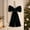 A, variant on Christmas Decorations Velvet Bow Ornament Handmade Soft Hanging Bow With Rope For Tree Wreath Garland Wall Door Decor
