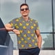 thumbnail image 4 of Balery Christmas hat duck Camisa Polo de Hombre con Estampado, de Manga Corta y Tejido Medio, Camisa Tipo Golf Polo-X-Large, 4 of 6