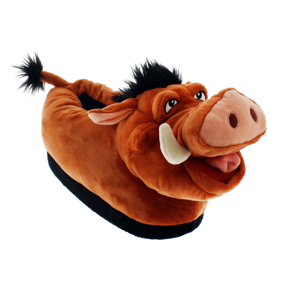 Happy Feet HappyFeet Disney Slippers Pumbaa Lion King Small