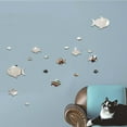 thumbnail image 5 of Wall Stickers Bubble Fish Wall Stickers Ocean Fish Mirror Stickers Acrylic Mirror Wall Stickers Self Adhesive Childrens Room Kindergarten, Home Wall Stickers, 5 of 6
