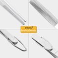 thumbnail image 3 of Pinzas de cocina JETKONG extra largas de acero inoxidable, juego de 3, 3 of 8