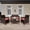 Brown+Red, variant on EastVita 4 Piece Patio Furniture Set, Wicker Rattan Patio Conversation Set, 2 Chairs & One Loveseat & One Coffee Table, Outdoor Patio Furniture Set for Patio Front Porch Balcony Bistro