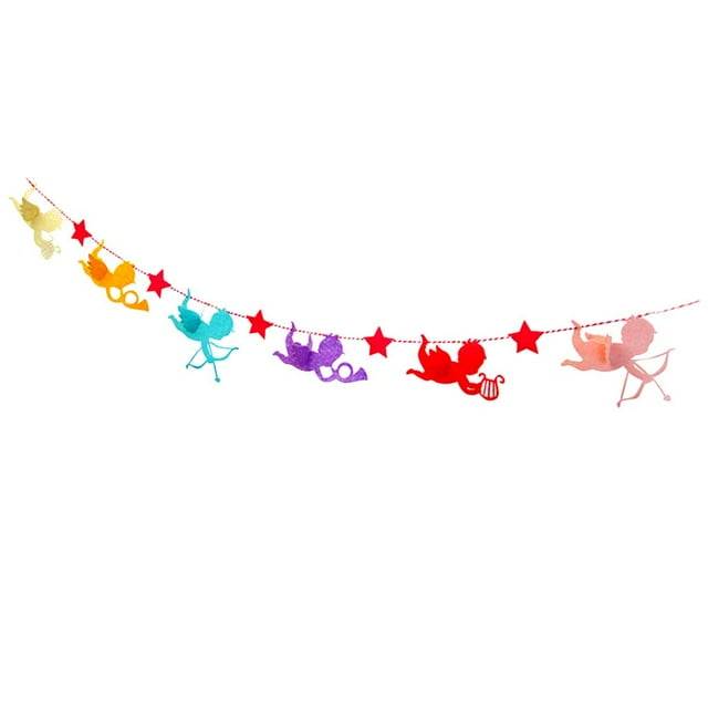 de Banderines de Papel con Decoración de , Longitud: 2 M