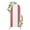 Red, White, Crimson, variant on Red Striped Arch Backdrop Cover 4FT, Farmhouse Simple Line Vertical Stripes Spandex Fitted Stretchy Arch Stand Covers, Round Top Chiara Backdrop Cover for Wedding Party Birthday Baby Shower