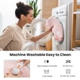 thumbnail image 6 of MaxKare Ultra Soft Heating Pad with 4 Heat Settings & Auto Shut-off for Full Body Stress Relief, 24"x33" - Pink, 6 of 10