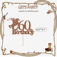 thumbnail image 2 of Cake Topper PINKAAJ, tema de carreras de caballos del 60 cumpleaños de Cowboy, 2 of 6