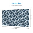 thumbnail image 2 of Kdxio A Japanese Great Wave Print Large Gaming Mouse Pad,Non-Slip Base,Water Resist Keyboard Pad for Gamer,Office & Home,29.5 x 15.8 in, 2 of 6