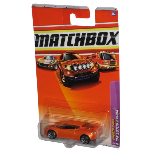 Matchbox Sports Cars (2009) Orange '08 Lotus Evora Toy Car 8/100
