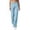 *Light Blue, variant on VBVC Women's Straight Leg Work Pants , Button Fly Travel Trousers For Women , Ladies' Athletic Hiking Pants with Pockets, Black , S-3XL