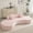 Pink, variant on Pink Point-shaped Corduroy Curved Couch / Cozy Seating in Bedroom or Living Room