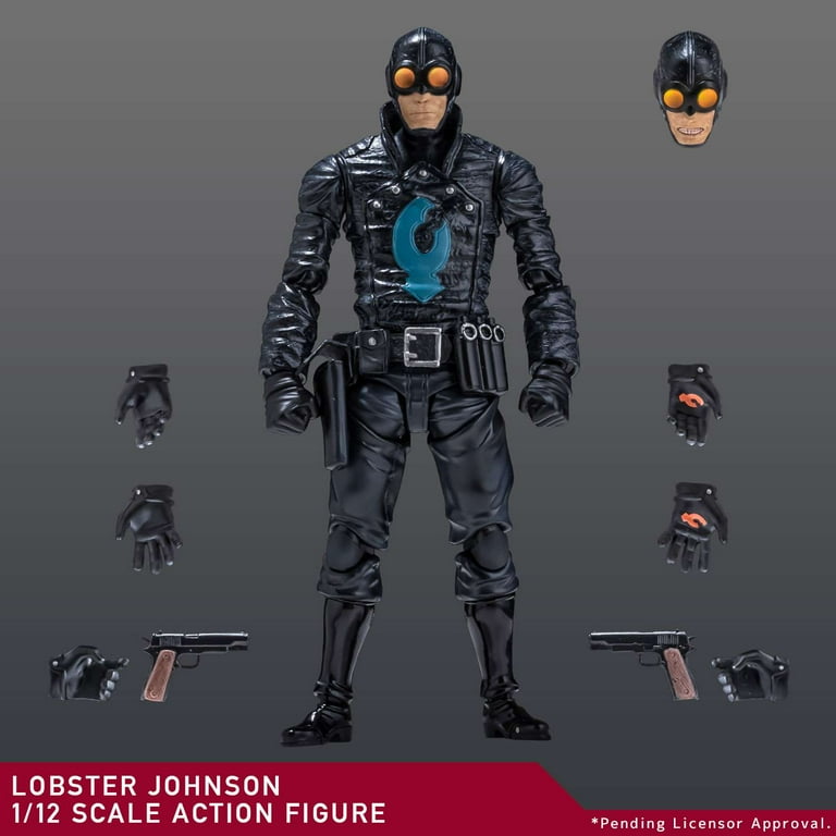 Hellboy Lobster Johnson 1/12 Scale Action Figure 1000 Toys