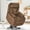 Brown, variant on Oufan Power Lift Recliner for Elderly, Snowflake Velvet Recliner Chair Sofa with Adjustable Backrest, Extended Footrest & Side Pocket, Green
