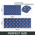 thumbnail image 7 of Blue Christmas Santa and Snowflake Pattern Kitchen Rugs Sets Of 2,Anti Fatigue Kitchen Mat Rugs Non Slip Washable,Decorative Kitchen Floor Mats for Kitchen,Sink,Laundry,17"x30"+17"x47", 7 of 7