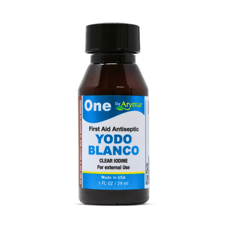 One First Aid Antiseptic Yodo Blanco Iodo Clear Iodine