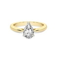 thumbnail image 3 of 2 Carat IGI Certified Pear Shape Lab Grown Diamond Engagement Ring | 14K Yellow Gold | Azalea Classic Solitaire Diamond Ring | FG-VS1-VS2 Quality Friendly Diamonds, 3 of 5