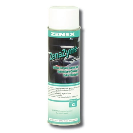 Zenex ZenaZyme Active Enzyme Carpet and Upholstery Cleaner and Odor Eliminator - 12 Cans