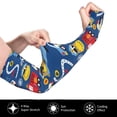 thumbnail image 3 of Uemuo Animals Rescue Team Printed Arm Sleeves, Cooling UV Sun Protection Sports Compression for Men/Women, 3 of 8