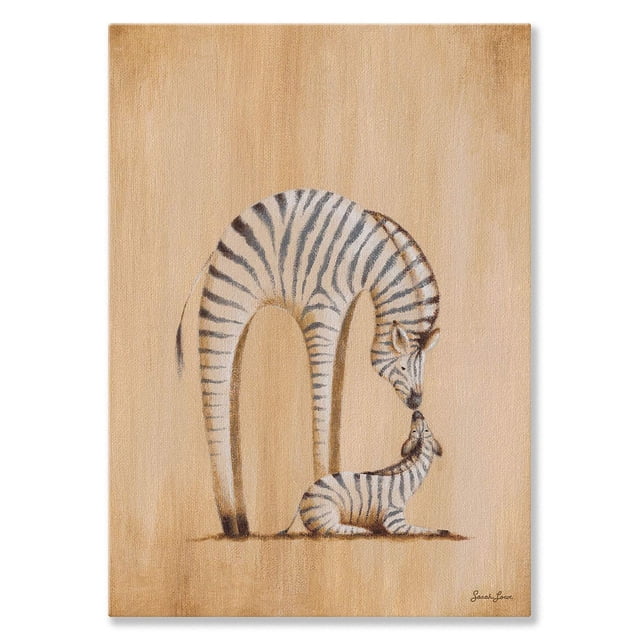 Arte en lienzo Oopsy Daisy NB4142 Zebra infantil 25 x 36 cm