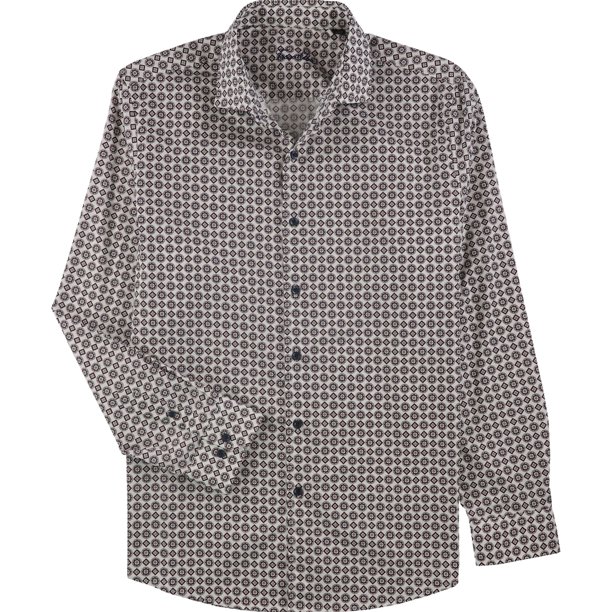 Camisa de vestir Tasso Elba con Botones y medallón para hombre multicolor grande