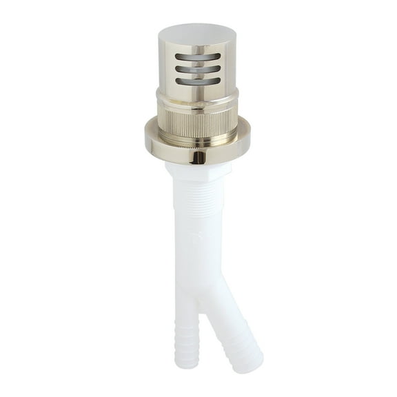 Kingston Brass KA421PN Trimscape Dishwasher Air Gap, Polished Nickel