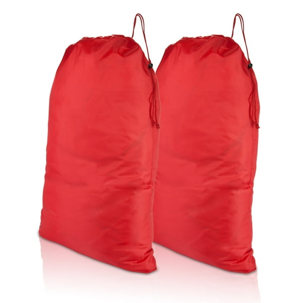 DALIX Large Travel Laundry Bag for Camp College Drawstring Bags 2 PACK
