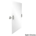 thumbnail image 5 of Frameless Rectangular Tilt Mirror with Beveled Edge in Satin Nickel, 5 of 5
