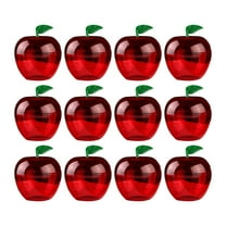 12 Sets Apple Shaped Container, For Teacher Appreciation Gifts Graduation Back To School Party Decoration, Large Capacity Candy Jars With Greeting Card Ribbon For Festive