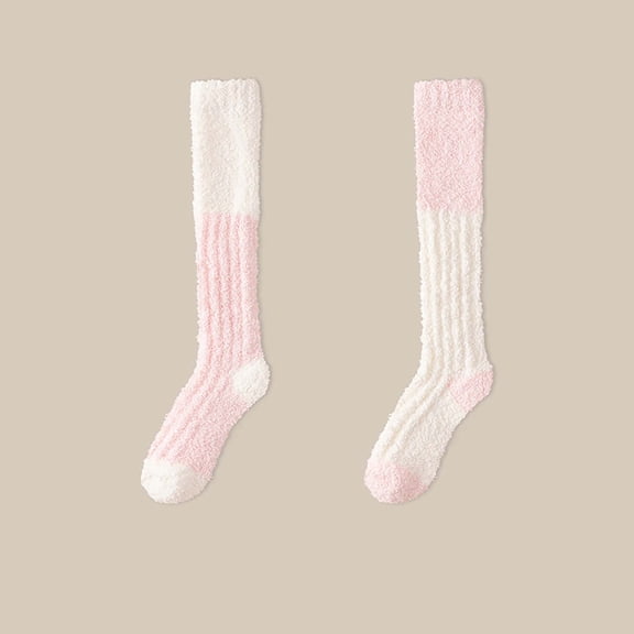 Bnwani Grippy Socks Woman,Socks for Women,Absorbs Heat,Non-Slip,Slipper,Balance,Pink,Free Size