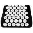 thumbnail image 1 of Almohada de masaje con acupuntura, cojín de espalda para masaje de acupresión, alivio del estrés (negro), 1 of 8