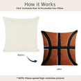 thumbnail image 5 of RKSupls Throw Pillow Covers, Basketball Fall Sign Throw Pillow Case Decoration, Linen Cushion Covers for Couch Sofa Bedroom Living Room Study Holiday Home Decor,24x24in, 5 of 6
