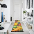 thumbnail image 4 of Yayeee Runner Rug for Bedroom 2'x6' Machine Washable Hallway Non Slip Mat, Retro Autumn Leaves, 4 of 8