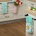 thumbnail image 5 of White Flower Spring Kitchen Towels Dish Towels Set of 2,Bloom Sign Hand Towels 18x26 Inch Drying Dishcloth,Farmhouse Home Seasonal Spring Decorations AD279, 5 of 6