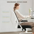 thumbnail image 2 of Ergonomic Desk Chair with Adjustable Height Lumbar Support and Tilt Tension Backrest, Home Office Mesh Computer Chair Executive Swivel Task Chair, 2 of 7