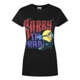 thumbnail image 1 of Despicable Me Womens Black Short Sleeved T-Shirt, 1 of 4