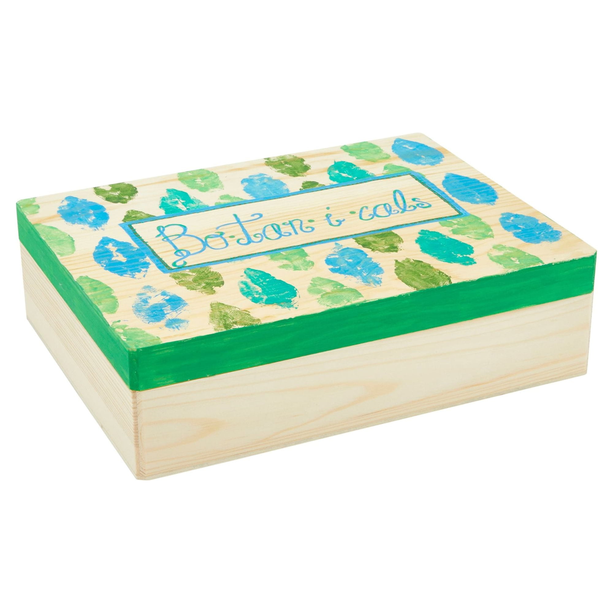 Unfinished Small Wooden Jewelry Box with Hinged Lid for DIY Unfinished Small Wooden Jewelry Box with Hinged Lid for DIY