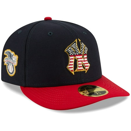 New York Yankees New Era 2019 Stars & Stripes 4th of July On-Field Low Profile 59FIFTY Fitted Hat -