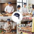 thumbnail image 6 of vlrwzc Japanese Style Chef Bandana Hat Adjustable Cotton Work Cap for Sushi Restaurants, 6 of 7