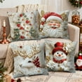thumbnail image 2 of Christmas Throw Pillow Covers 18x18" Christmas Pillow Cover Holiday Decoration Party Supplies, 2 of 7