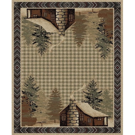 Mayberry Rug Tree Stump Mayberry Rug AD8581 2X8 2 ft. 3 in. x 7 ft. 7 in. American Destination ...