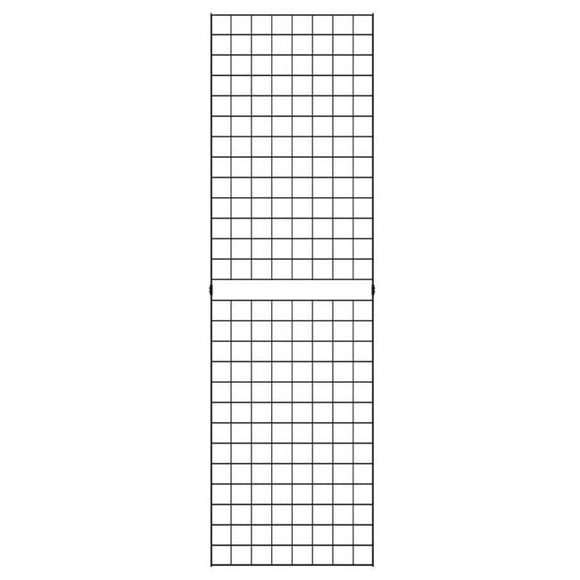 Econoco B2X6 2 x 6 ft. Portable Grid Panel for Clothing&#44; Black - Pack of 3