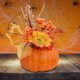 thumbnail image 4 of Calabaza artificial de cosecha de otoño de Halloween con centros de mesa de girasol falsos, 4 of 6