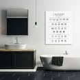 thumbnail image 3 of Minimal Laundry Cleaning Symbols Canvas Art, 36 x 48, Made In USA, 3 of 6