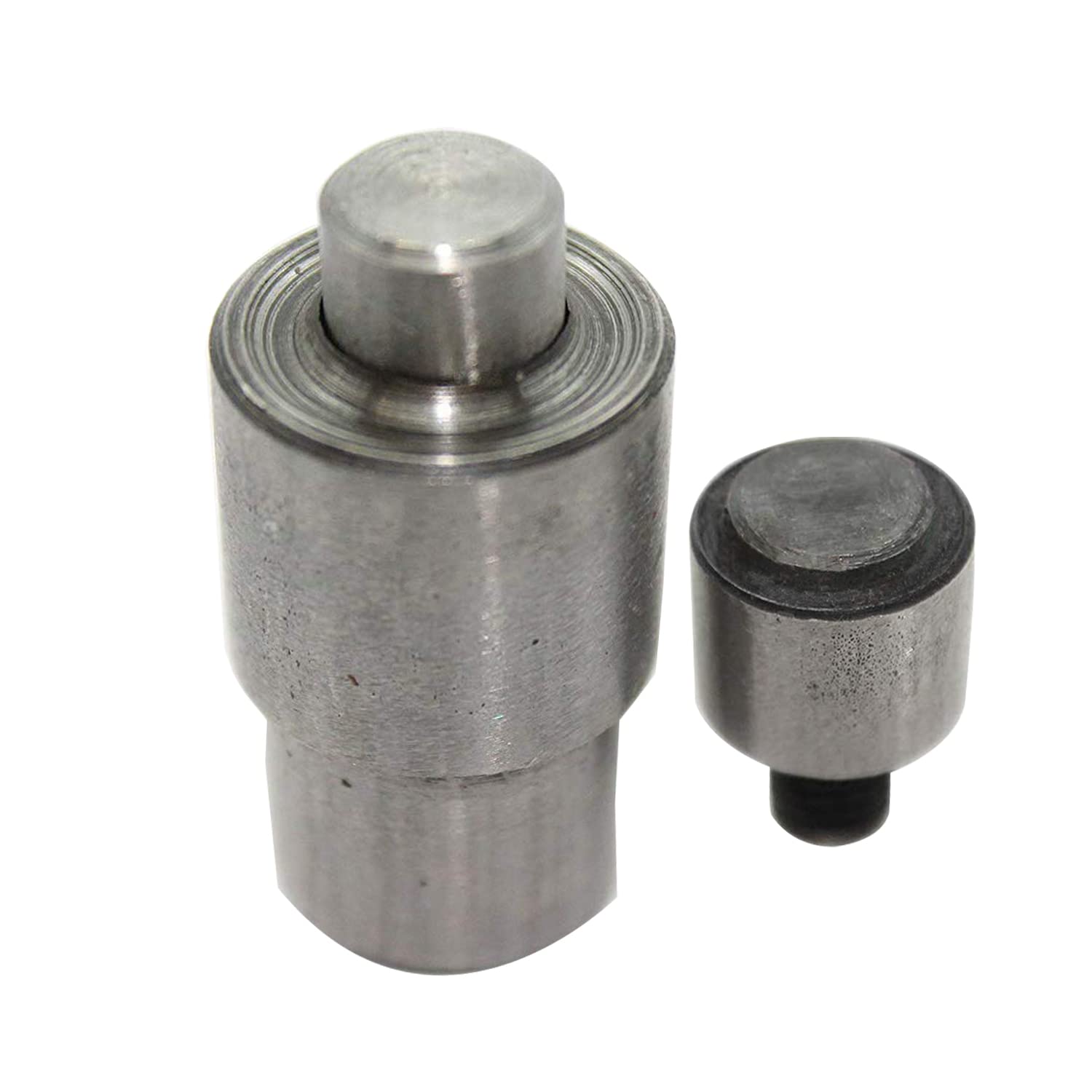 Bottoni Per Jeans In Ottone 20mm Con Attrezzo Di Fissaggio - Trimming Shop JB54 (10 Pezzi) – Argento