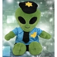 thumbnail image 6 of DolliBu Alien Police Officer Plush Toy – Super Soft Alien Cop Stuffed Animal Dress Up Cop Uniform and Cap Outfit, Fluffy Alien Policeman Toy Plush Gift for Kids – 11 Inches, 6 of 7