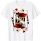 thumbnail image 1 of Disney Alicia en el país de las Maravillas reina de corazones Playing Card camiseta hombres adultos Tops, 1 of 2